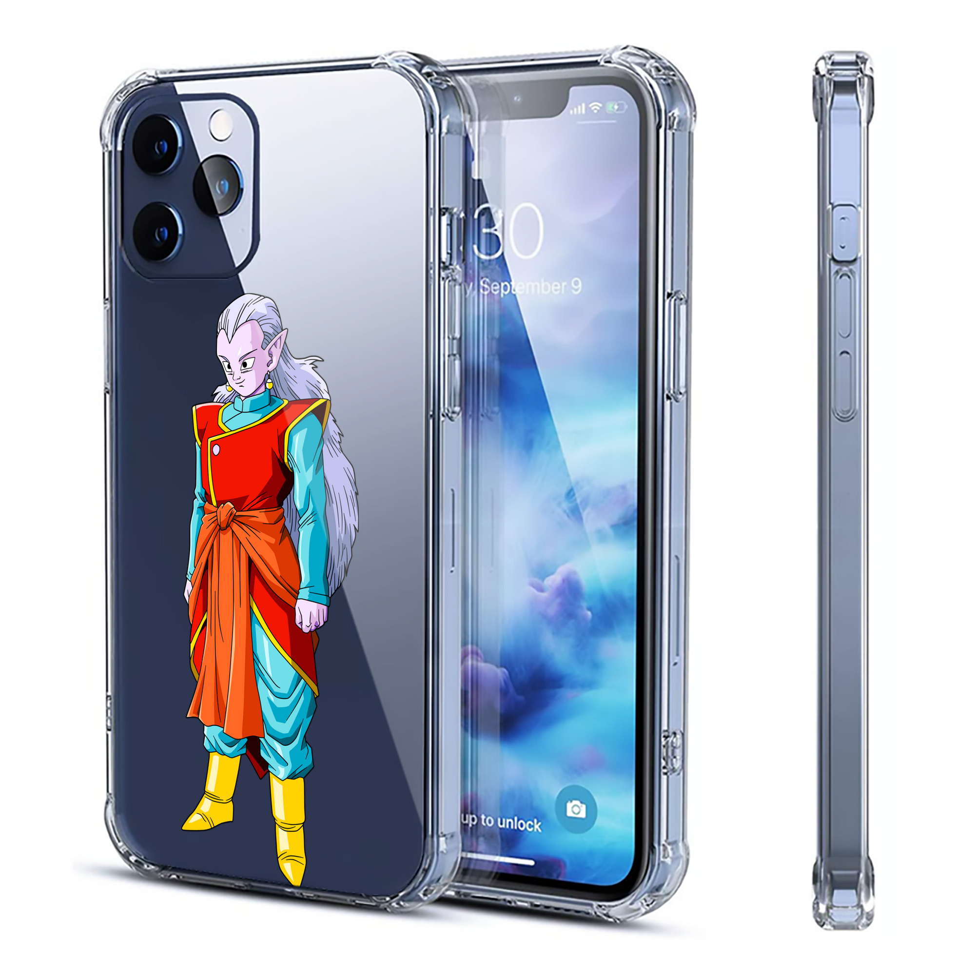 （画像用） ドラゴンボール DRAGON BALL 【iPhone 12シリーズ対応】透明スマホケース（クリアソフトケース）